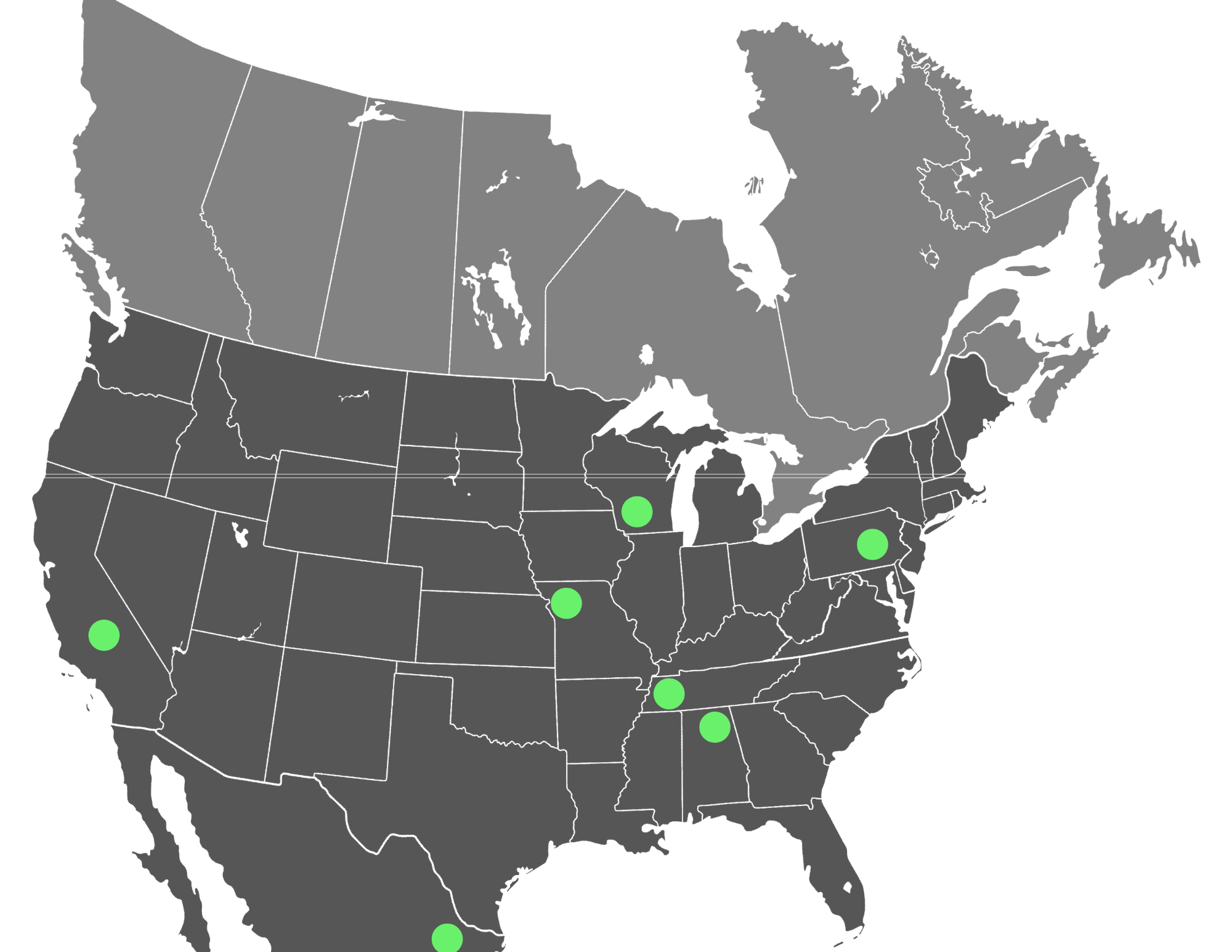 Manufacturing Locations Mappdf - BCI-Beachy Construction Inc. | BCI-Construction Inc | Beachy Construction
